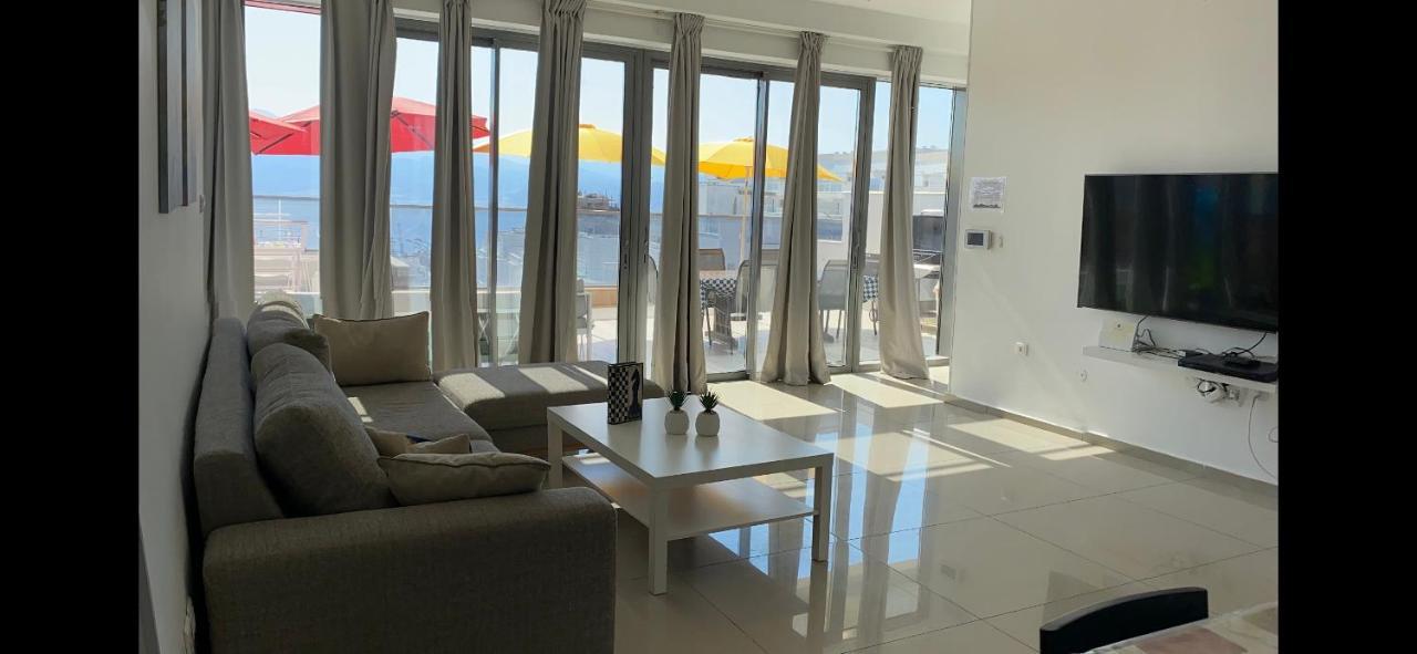 Stunning Penthouse With Sea Views And Private Heated Pool Eilat Exterior foto