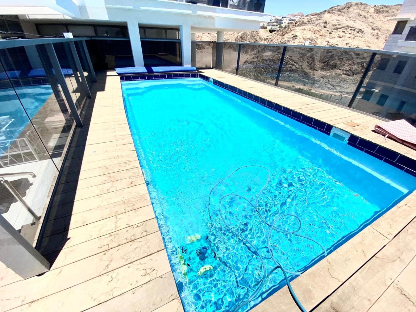Stunning Penthouse With Sea Views And Private Heated Pool Eilat Exterior foto