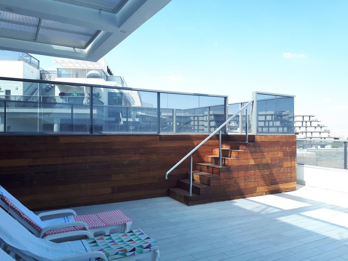 Stunning Penthouse With Sea Views And Private Heated Pool Eilat Exterior foto