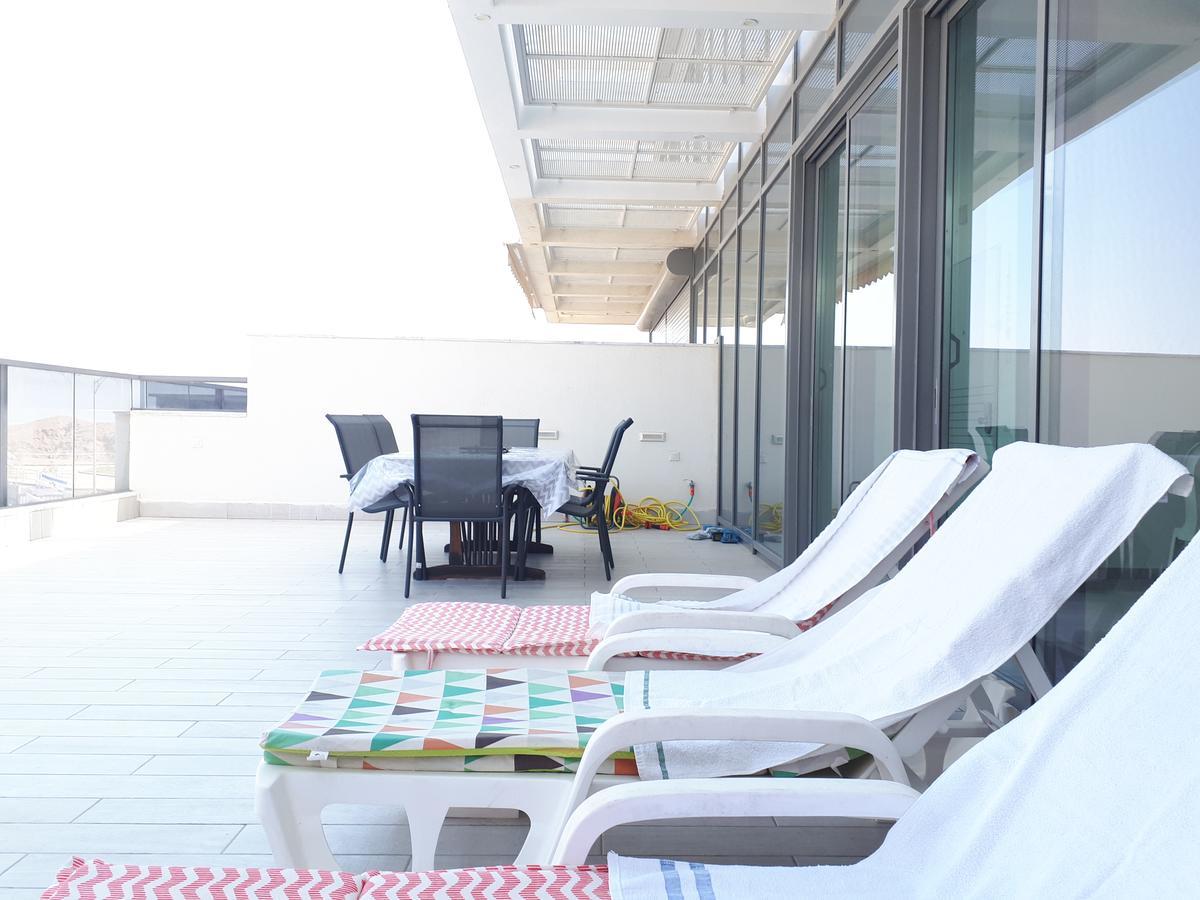 Stunning Penthouse With Sea Views And Private Heated Pool Eilat Exterior foto